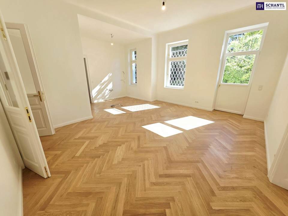 Schmuckstück! Traumhafte Gartenwohnung in Hietzing in absoluter Ruhelage! Historisches und saniertes Villengebäude + Privatsphäre + Hochwertiges Umfeld!