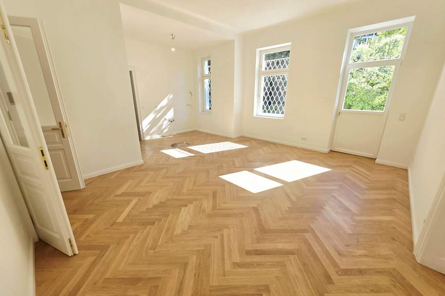 Schmuckstück! Traumhafte Gartenwohnung in Hietzing in absoluter Ruhelage! Historisches und saniertes Villengebäude + Privatsphäre + Hochwertiges Umfeld!, Wohnung-kauf, 850.000,€, 1130 Wien 13., Hietzing