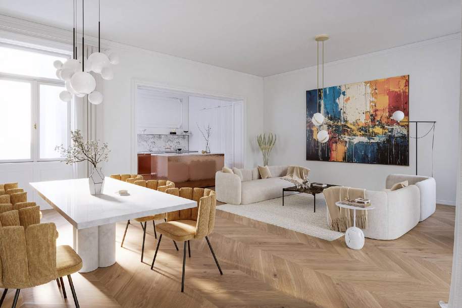 Neubau trifft Altbaucharme, Wohnung-kauf, 689.000,€, 1090 Wien 9., Alsergrund