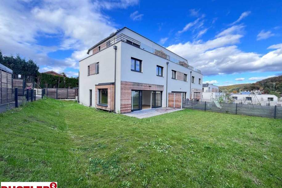 Erstbezug | Eckreihenhaus mit 160m² Garten bei Wien | inkl. 2 Stellplätzen | Provisionsfrei!, Haus-kauf, 675.000,€, 1140 Wien 14., Penzing
