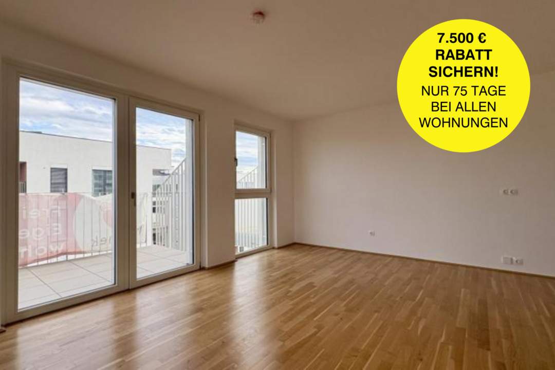 AKTION! Schlüsselfertig & provisionsfrei: 2-Zimmer-Wohnung mit Balkon im Neubau!