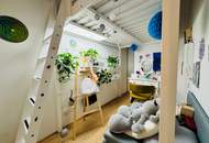 Hugerburg: Loftartige Designerwohnung mit Terrasse und Tiefgaragenstellplatz