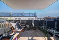 Modernes Duplex mit Eigengarten und Terrasse – Stilvolles Wohnen auf zwei Ebenen nahe der UNO-City