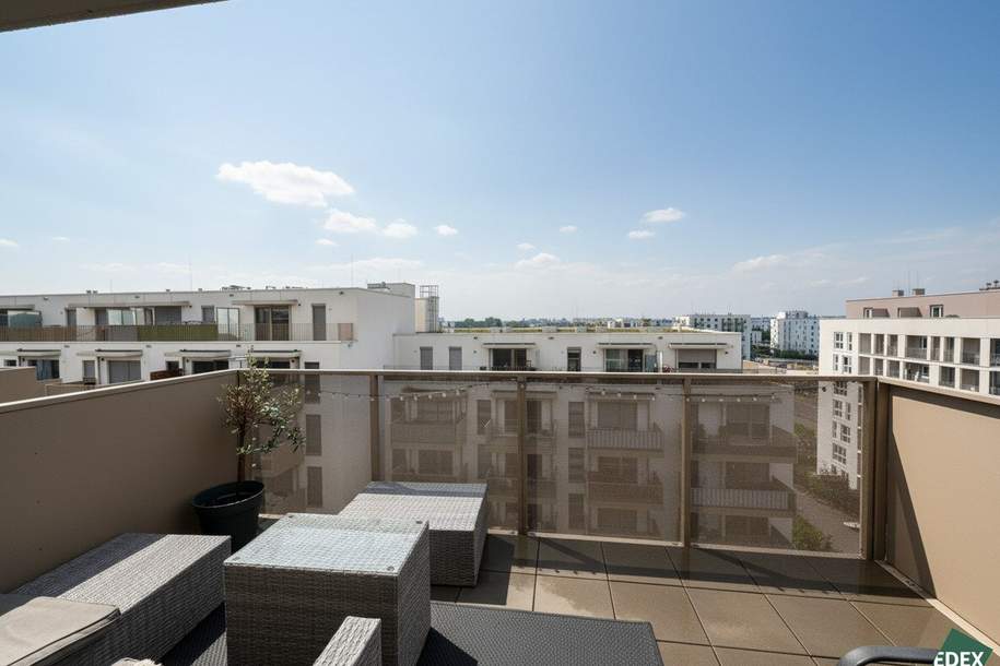 Attraktive 2-Zimmer-Wohnung mit Balkon nahe U1 Rennbahnweg, Wohnung-miete, 949,00,€, 1220 Wien 22., Donaustadt