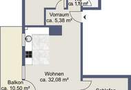 Bezaubernde 3-Zimmer-Wohnung mit Blick ins Grüne