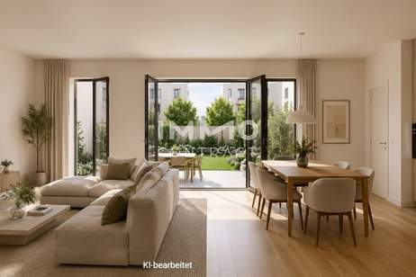 Exklusive Gartenwohnung – 3-Zimmer-Erstbezug mit Eigengarten, Terrasse &amp; Loggia - Nähe Schönbrunn, Wohnung-kauf, 399.000,€, 1120 Wien 12., Meidling