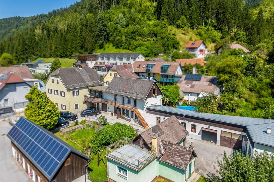 Großzügiges Haus mit Garagen, Lagerräumen und Wohnungen!, Haus-kauf, 299.000,€, 8124 Graz-Umgebung