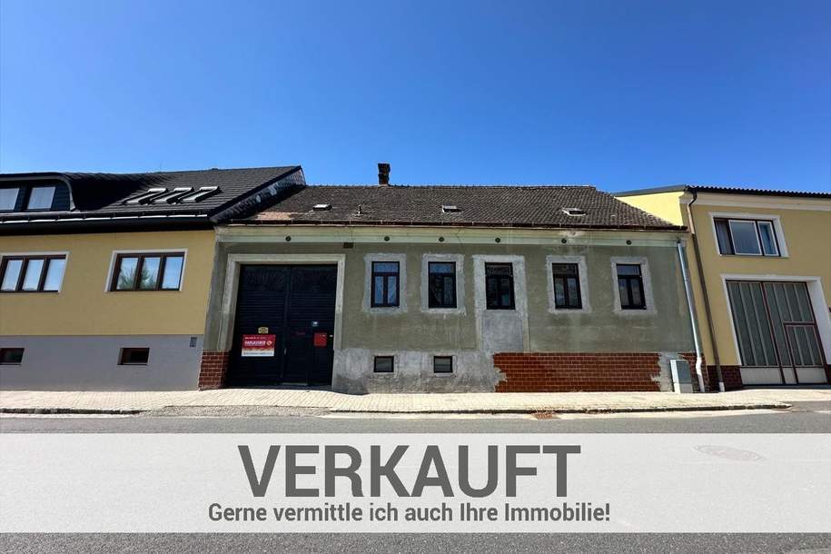 VERKAUFT - "Einfamilienhaus mit großem Grundstück in Schrattenberg", Haus-kauf, 69.000,€, 2172 Mistelbach