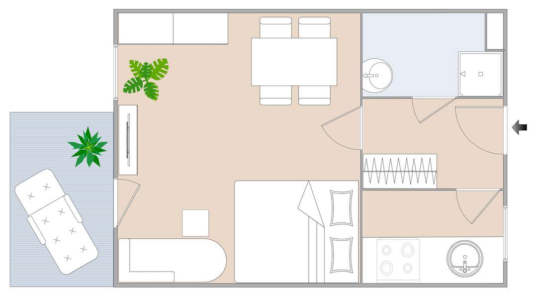 Charmante Neubauwohnung mit Balkon in zentraler Lage - 31,30 m²