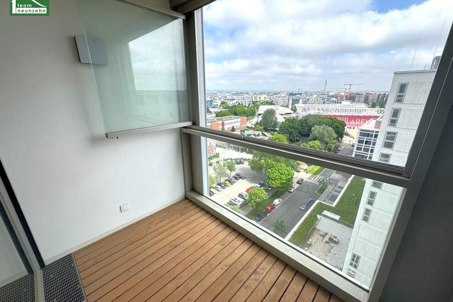 VIENNA 22 - SELTENE GELEGENHEIT MIT ROOFTOP POOL! SONNENDECK! FITNESSRAUM! - JETZT ZUSCHLAGEN, Wohnung-miete, 1.349,86,€, 1220 Wien 22., Donaustadt