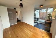 42 m² Außenfläche, kompakt aufgeteilte 56,33 m² Wohnfläche und kleiner Donaublick!