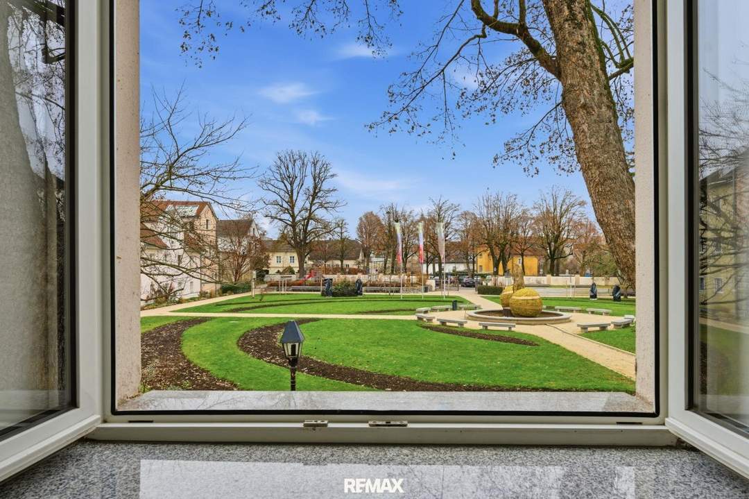 Wohnen am Burggarten * mitten in Wels und doch im Grünen