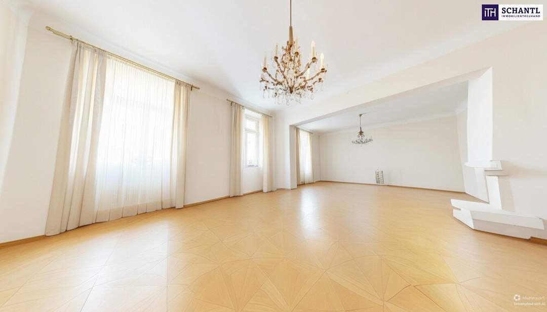 Graz City Center: Einmalige Kombination im Altbau – ca. 217 m² Wohnfläche, zwei unbefristet vermietete Einheiten im Zentrum von Graz