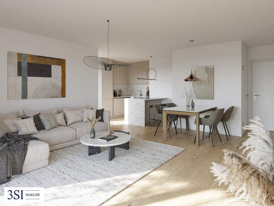Die Symbiose - Pärchentraum im Neubau mit südseitigem Balkon