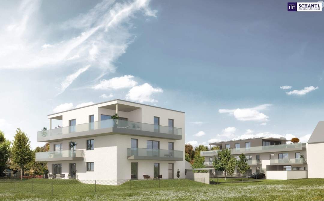 EXTRAKLASSE! NEUER SENSATIONS-PREIS! Exklusive Neubau-Gartenwohnung – Stilvoll wohnen mit sonniger Terrasse und höchstem Komfort!