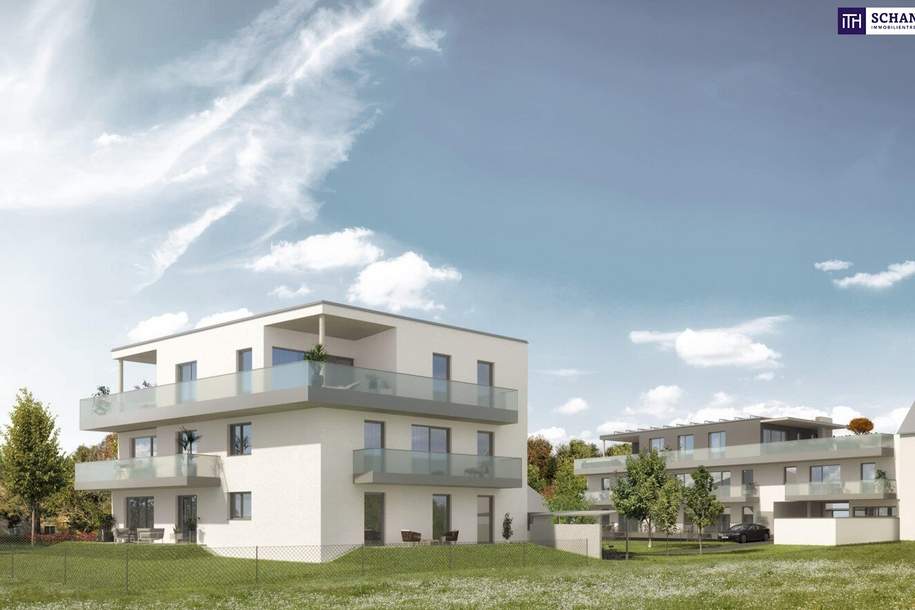 EXTRAKLASSE! NEUER SENSATIONS-PREIS! Exklusive Neubau-Gartenwohnung – Stilvoll wohnen mit sonniger Terrasse und höchstem Komfort!, Wohnung-kauf, 399.000,€, 8045 Graz(Stadt)