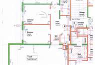 Großzügige 4 Zimmerwohnung mit Südwestbalkon und Blick Richtung Grinzing