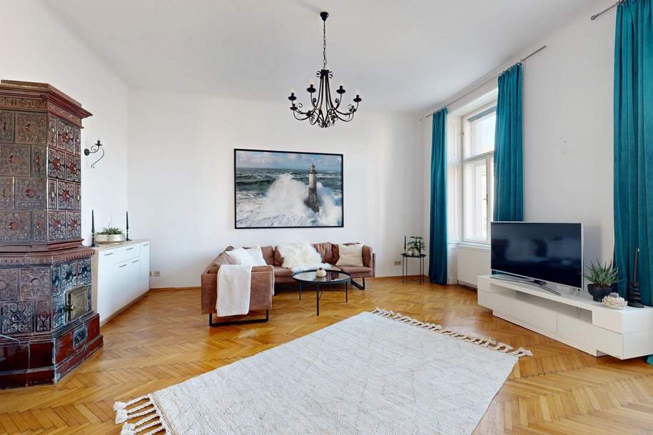 Charmante 5 Zi-Altbauwohnung mit Wiener Flair im 9. Bezirk, Wohnung-kauf, 1.240.000,€, 1090 Wien 9., Alsergrund