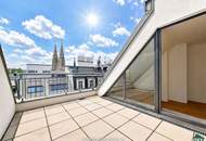 Klimatisierte 4-Zimmer DG-Maisonette mit Terrasse nahe Schottentor (optional mit PKW-Stellplatz)