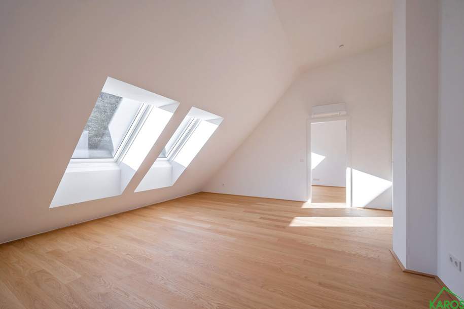 AUHOFSTRAßE - VILLA AUHOF Dachgeschosswohnung mit Dachterrasse – Raum, Licht und Lebensqualität in Bestlage!, Wohnung-miete, 3.116,52,€, 1130 Wien 13., Hietzing