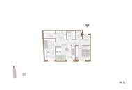 Moderner 3-Zimmer-Wohnung mit sonniger Loggia in zentraler Lage