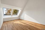 **Architektur, Design mit hochwertigen Materialien und ein durchdachter 3-Zimmer-Grundriss in einer Grünruhelage**