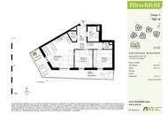 Erstbezug im Hirschfeld: 3-Zimmer-Wohnung mit 26 m² Balkon, Parkblick &amp; nachhaltigem Wohnkomfort
