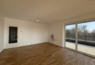 105 m² Dachterrasse für Ihr Leben im Freien – barrierefreie Komfortwohnung mit grünem Energiekonzept