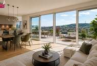 FAMILIENWOHNUNG MIT XXL-FREIFLÄCHEN IN BESTER AUSSICHTSLAGE |+ 4 ZIMMER + TERRASSE, BALKONE & EIGENER GARTEN