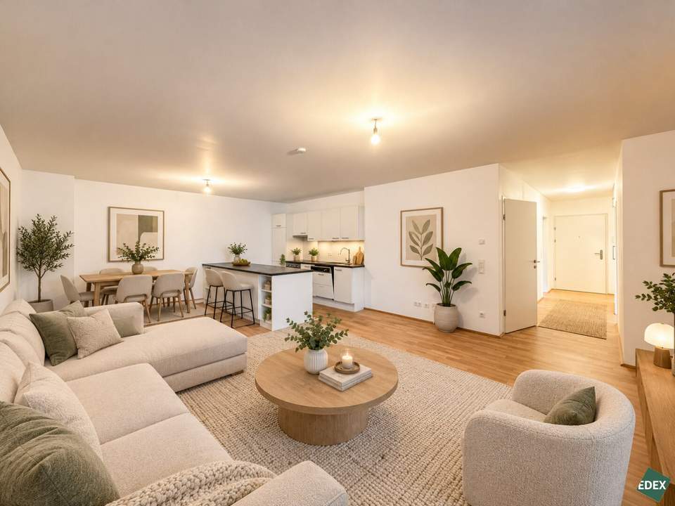 Ruhelage: wunderschöne 3-Zimmer-Wohnung mit Loggia (1 Monat mietfrei!)