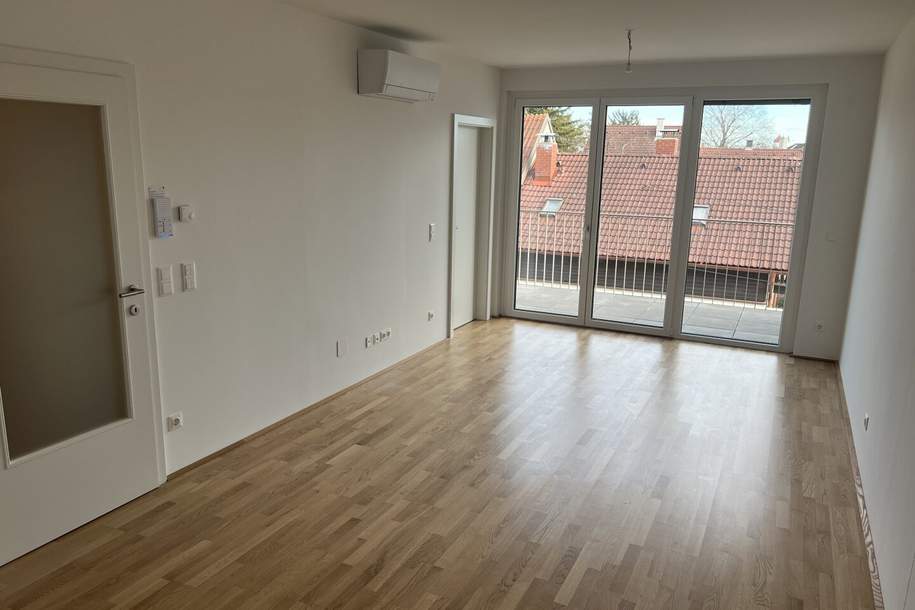 Loggiawohnung im Zehnerviertel! Klimaanlage, 2 Zimmer und Erstbezug!, Wohnung-kauf, 333.000,€, 2700 Wiener Neustadt(Stadt)