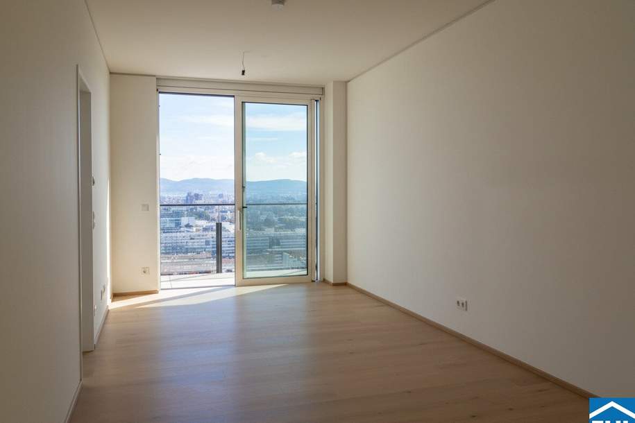 Rooftop-Pool! Wunderschöne 2-Zimmerwohnung mit einzigartigem Ausblick im Triiiple!, Wohnung-miete, 1.299,00,€, 1030 Wien 3., Landstraße