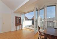 Möblierte Dachmaisonette mit 3 Schlafzimmern und sonniger Terrasse nahe Rochusmarkt - FULLY FURNISHED &amp; AC