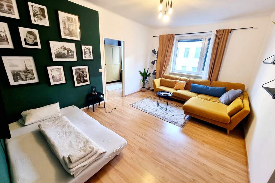 U-Bahn vor der Türe! Wohnen, wo Wien pulsiert... Beste öffentliche Anbindung und Infrastruktur! Urban, fresh, möbliert! Tolles Preis-Leistungs-Verhältnis!, Wohnung-kauf, 199.000,€, 1100 Wien 10., Favoriten