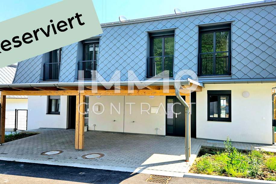 RESERVIERT! Mietkauf: Elegante Doppelhaushälfte mit Weitblick - Modern, hell, geräumig, Haus-miete, 1.774,43,€, 7202 Mattersburg
