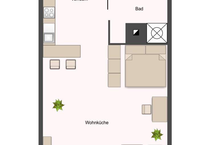 NEUE *Garconniere mit Fernblick*, Wohnung-kauf, 329.000,€, 1070 Wien 7., Neubau