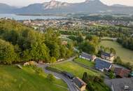 Sonniges Baugrundstück mit Panoramablick auf den Mondsee