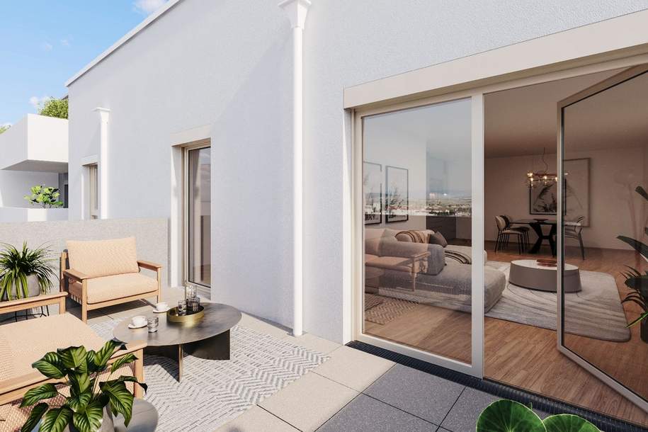ZIELGERADE Eisenstadt Tür 68 -provisionsfrei direkt vom Bauträger, 3 Zimmer mit Balkon, Wohnung-kauf, 392.000,€, 7000 Eisenstadt(Stadt)