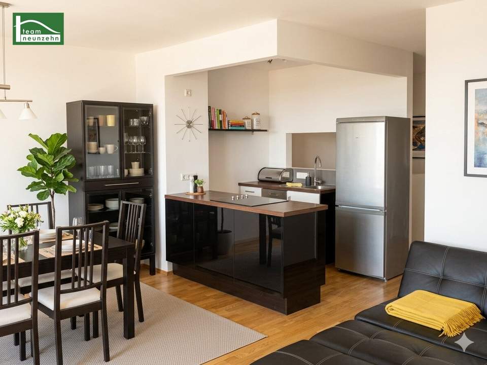 Moderne 4-Zimmer-Dachgeschosswohnung mit Loggia & Terrasse in Liesing