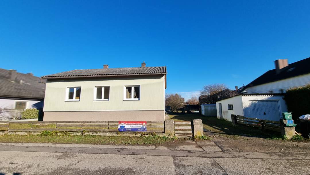 Kompakter Bungalow mit großem Grundstück in Markersdorf an der Pielach