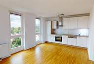 Neuwertige 2-Zimmer-Wohnung mit 19m² Dachterrasse und Fernblick