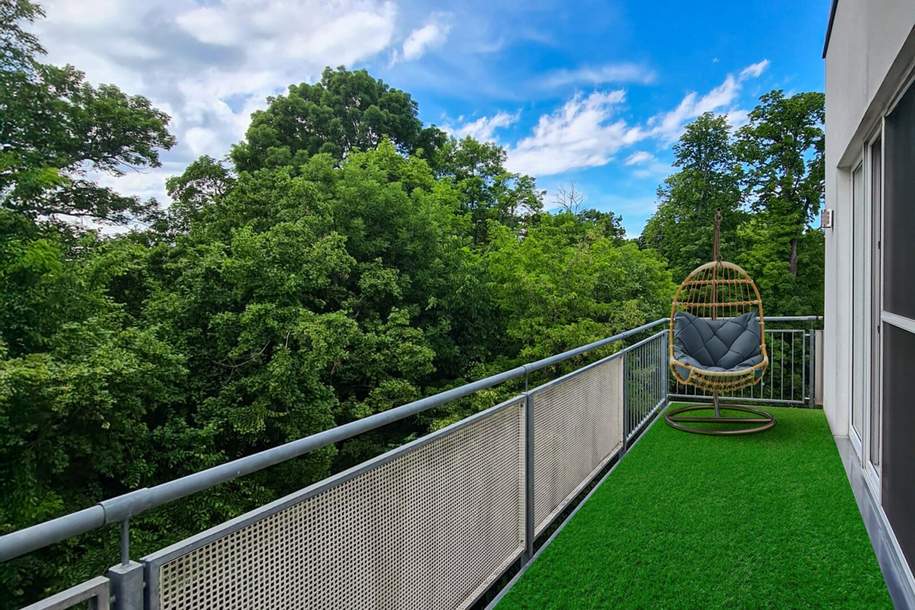 Es grünt so grün - Balkonruhelage mit Schloßblick, Wohnung-kauf, 269.000,€, 2483 Baden