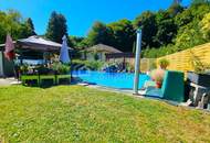 KAPITALANLAGE in PRESSBAUM: Charmantes Haus mit großem Pool
