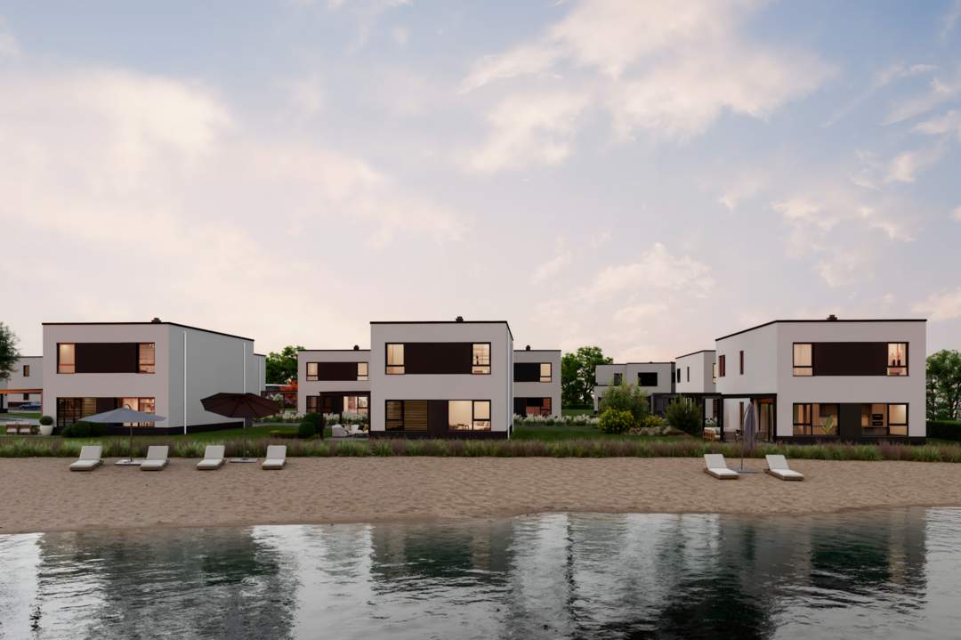 Wohnen wie im Urlaub – Haus in erster Reihe am Ufer - jetzt zum Early-Bird-Preis