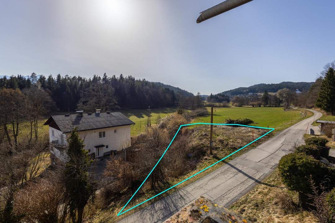 Baugrundstück in sonniger Lage - nahe Velden am Wörthersee
