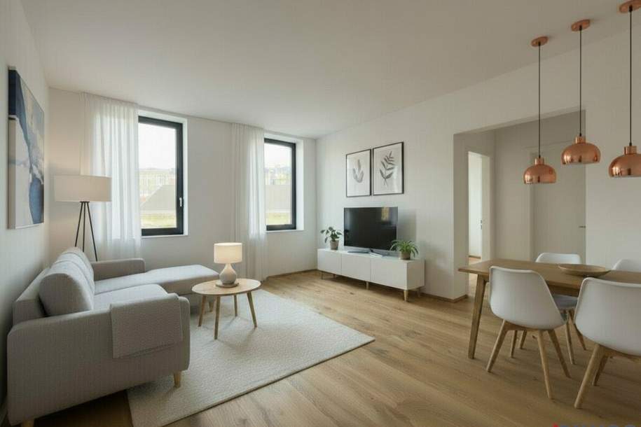 Barrierefreie 2-Zimmer Altbauwohnung mit extra Küchenbereich | Fernwärme | ERSTBEZUG nach Sanierung, Wohnung-kauf, 335.000,€, 1150 Wien 15., Rudolfsheim-Fünfhaus