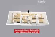 4-Zimmer mit Balkon und Top-Grundriss im Grazer Süden! Jetzt besichtigen und Böden, Fliesen und Türen vor Bezug frei wählen!