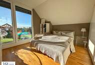Lichtdurchflutete 3-Zimmer-Dachgeschoss-Maisonette mit großzügigen Terrassen &amp; Panoramablick nahe Alte Donau