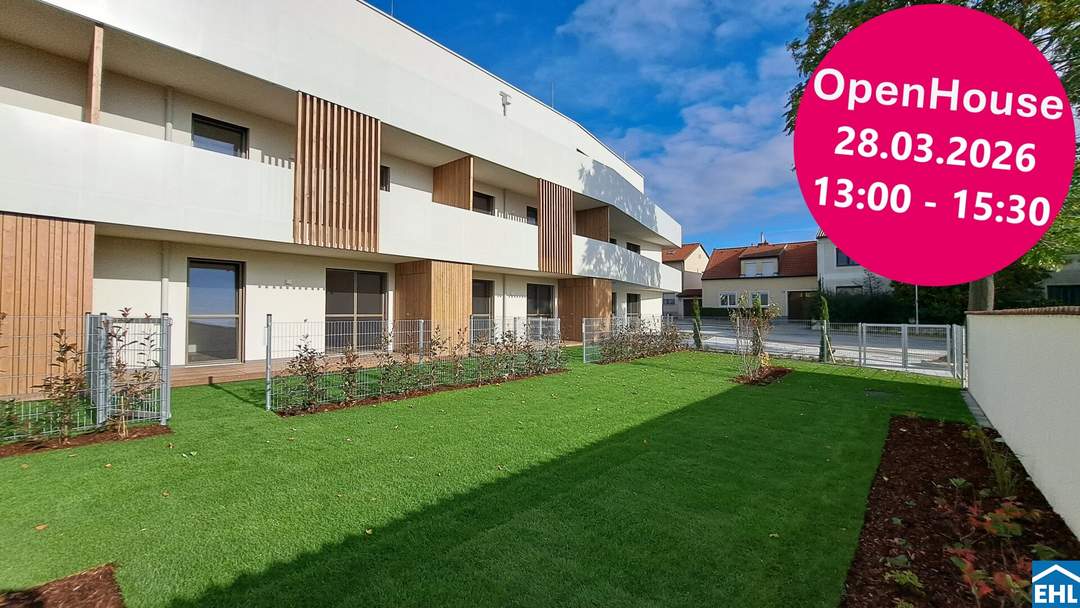 Grüne Oasen und Stadtleben vereint: Das neue Zuhause in Neusiedl am See