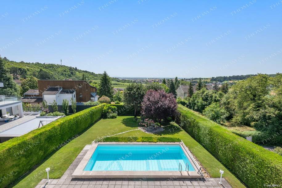 Exklusives Einfamilienhaus mit Weitblick über Wien in Hagenbrunn !, Haus-miete, 3.499,00,€, 2202 Korneuburg